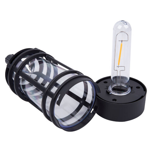 USL-S-189-PT480 VINTAGE Садовый светильник на солнечной батарее Винтаж, 1 филаментная лампа, Теплый белый свет, 1xААA Ni-Mh аккумулятор в-к, IP44, TM Uniel - фото 7