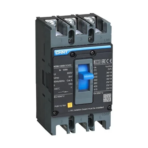 Выключатель автоматический 3п 32А 25кА NXM-125S (R) CHINT 844300 - фото