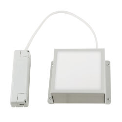 ULP-1010 7W-4000К IP40 GRILYATO WHITE Светильник светодиодный потолочный встраиваемый, Белый свет 4000K, 868Лм, Для ячеек 100x100мм, Корпус белый, В комплекте с и-п