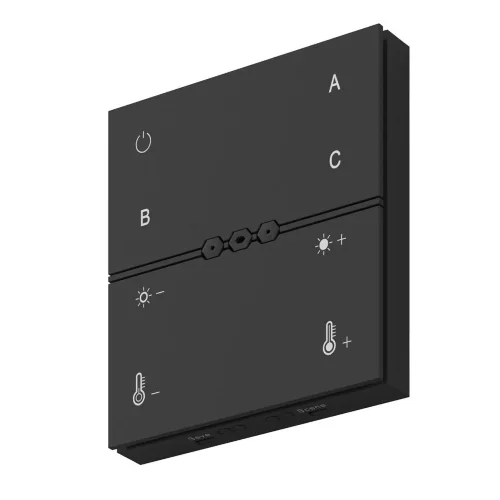 Беспроводная панель управления освещением (Черный) - фото