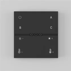 Беспроводная панель управления освещением (Черный)