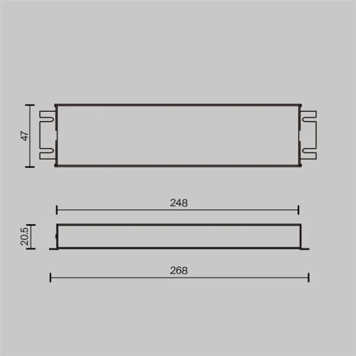 Источник напряжения Triac 24В 100Вт IP 67 (Серебро) - фото 3