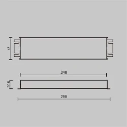 Источник напряжения Triac 24В 100Вт IP 67 (Серебро)