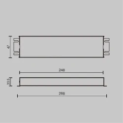 Источник напряжения TRIAC 24В 100Вт IP 67 (Серебро) 734002