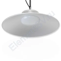 Светодиодный светильник-колокол V22 (100W, рым-болт, white)
