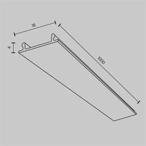 Декоративная накладка 1шт. Юнити / Тринити белый (Белый) TRA001DO-1W - фото 7