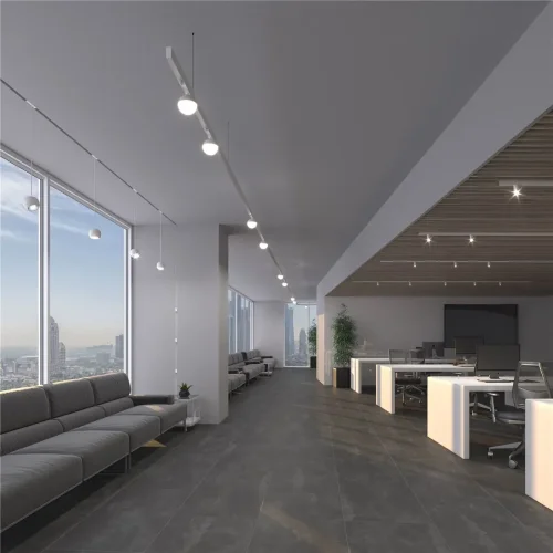 Slim Magnetic Трековый светильник 12W 4200K Lars белый 85033/01 85033/01 - фото 4