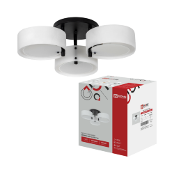 Люстра под лампу MODERN LIMA-CL-3E27-BL 3хЕ27 белый плафон, черный IN HOME