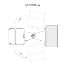 Профиль SL-LINE-5050-LW-2000 ANOD GOLD (Arlight, Алюминий) 039982