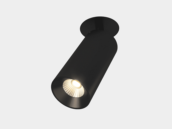 'Крепление сменное М1 для светильников VILLY, поворотное встраиваемое в гипсокартон, цвет Черный, VL-M1-BL. Фото 3