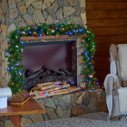 ULD-S3000-300-DGA MULTI IP20 DEW Гирлянда светодиодная Роса, 30м, 300 светодиодов, Разноцветный свет, Провод зеленый - фото 12