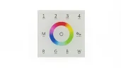 Сенсорная панель T4 White IC60 (12-24V, 4x3A, 4x(36-72W), RGBW, RF 2.4GHz) - фото I