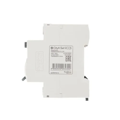 Выключатель дифференциального тока (УЗО) 4п 40А 300мА тип AC City9 Set 400В SE C9R66440 - фото 3