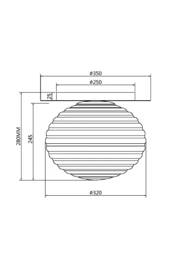 Потолочный светильник Reels E27х1 (Черный) - фото 10