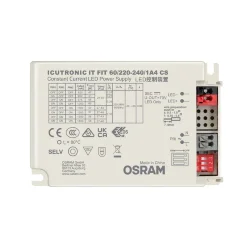 Драйвер для светодиодов IT FIT 60/220-240/1A4 CS | 22-60W 27-57V | DIP-переключатель 825-1400мА | - OSRAM