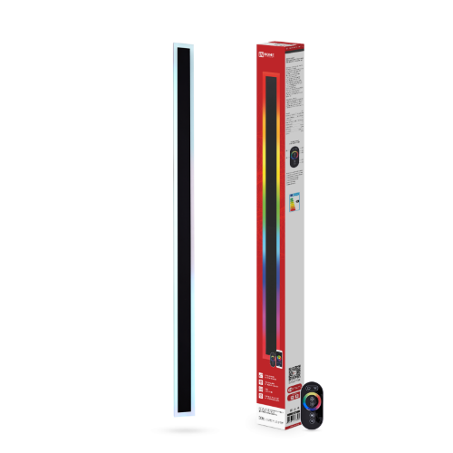 Светильник уличный светодиодный ДБУ MARS90-30RGB-SMART-ВL 30Вт 900x80 с пультом ДУ IP54 черный IN HOME - Фото