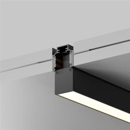 Шинопровод 2м Exility низкопрофильный встраиваемый под ГКЛ 12,5 мм (Черный) TRXM034-422B - фото 6