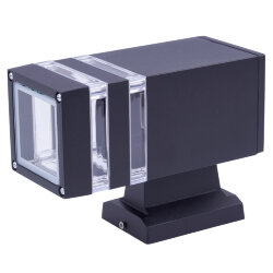 UUL-S23A 60W-E27 IP65 BLACK Светильник уличный, под лампу Е27, Архитектурный накладной, Корпус черный, TM Uniel