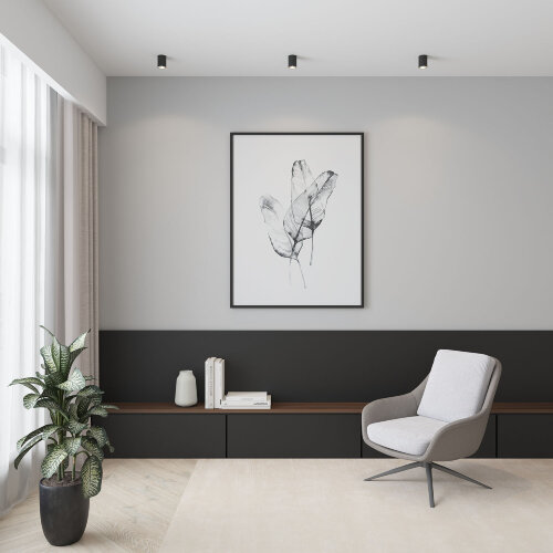 DK3110-BK Светильник накладной IP 20, 10 Вт, GU5.3, LED, черный, пластик. Фото 7