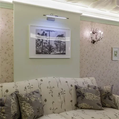 Настенный светодиодный светильник Simple LED никель Simple LED 10W 1011 IP20 никель - фото 3