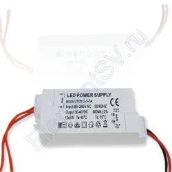 Светодиодный драйвер LED LD46 (220V, 21W, 20-36V, 600mA)
