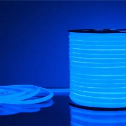 Светодиодный гибкий неон 220 В 9.6 Вт/м 144 Led/м 2835 IP67, круглый синий, 50 м Гибкий неон 220V 9,6W 144Led 2835 IP67 круглый синий, 50 м