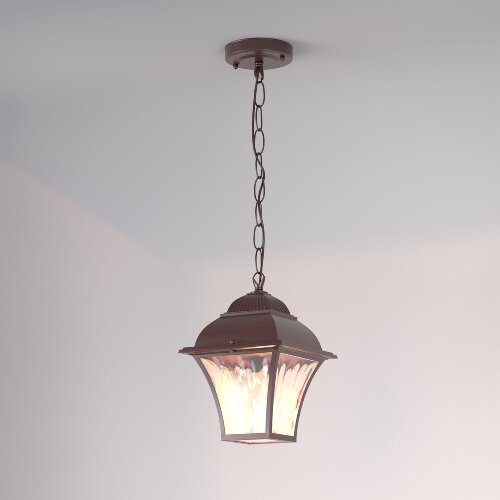 Apus H шоколад уличный подвесной светильник IP33 - Фото 2