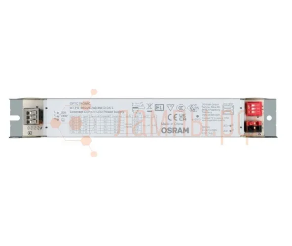 Драйвер для светодиодов OT FIT 60/220-240/350 D CS L | 18-61W 90-175V | DIP-переключатель 100-350mA | - OSRAM. Фото 2