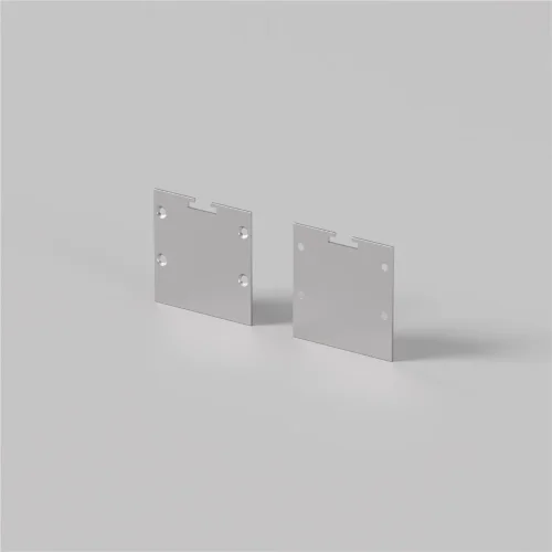 Комплект заглушек (для профиля 35x35) 2 шт., ALM-35-S-EC 642037 (Серебро) 642037 - фото 5