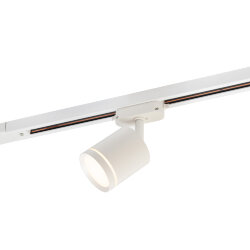 Трековый светильник IP 20, 5 Вт, LED 3000, белый, алюминий, Denkirs DK6401-WH