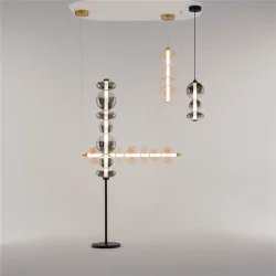 Подвесной светильник Futuro 3000К 24Вт (Латунь)