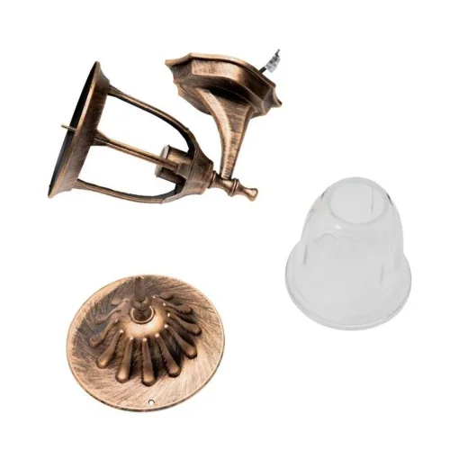 Светильник 4502 (НБУ 60Вт) 60Вт E27 IP43 улично-садовый бронза Camelion 10530 - фото 2