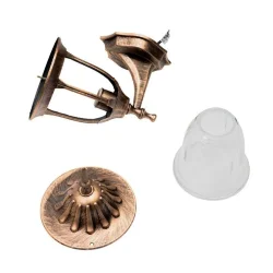 Светильник 4502 (НБУ 60Вт) 60Вт E27 IP43 улично-садовый бронза Camelion 10530