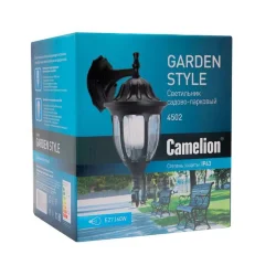 Светильник 4502 (НБУ 60Вт) 60Вт E27 IP43 улично-садовый бронза Camelion 10530