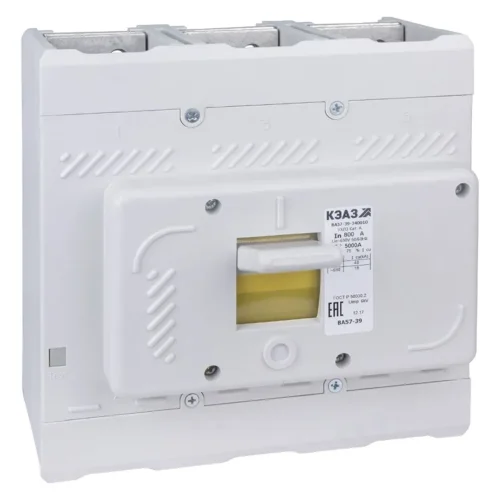 Выключатель автоматический 800А 5000Im ВА57-39-340010 УХЛ3 690В AC КЭАЗ 223012 - фото