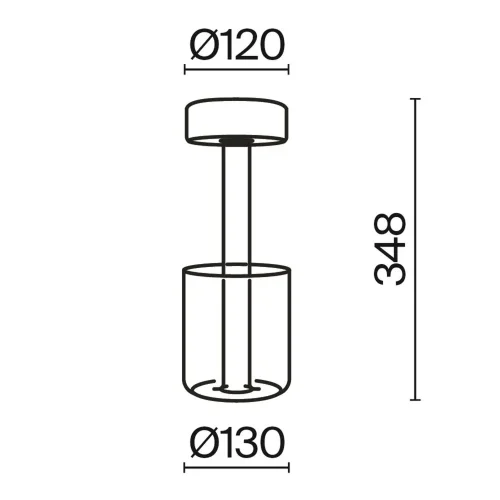 Аккумуляторный светильник AI Collaboration 2200-4000К 3Вт (Прозрачный) - фото 4