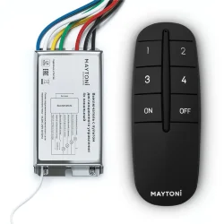Пульт для управления освещением 4 зоны (Черный) MRC004B