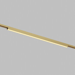 Светильник трековый SHINE LINEAR ZigBee, 48В, 20Вт, 2700-6000K, IP20, сатин. латунь, алюминий, Denkirs DK5952-SB