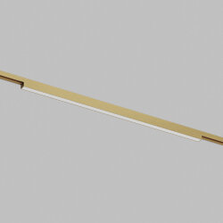 Светильник трековый SHINE LINEAR ZigBee, 48В, 20Вт, 2700-6000K, IP20, сатин. латунь, алюминий, Denkirs DK5952-SB