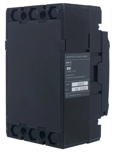 Выключатель автоматический 3п 63А 25кА ВА88-32 MASTER IEK SVA10-3-0063-02 - фото 3