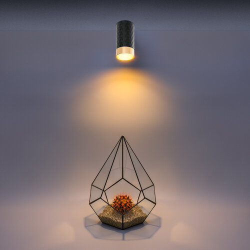 Светильник WOLTA WSL-GU10/10BG под лампу GU10 Черный / Золотой CELLA - фото 5.