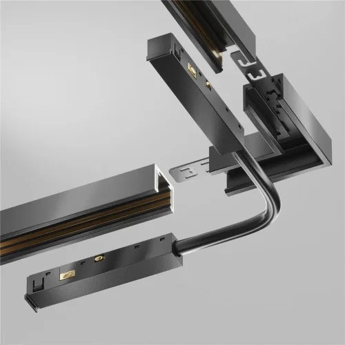 Коннектор питания угловой Exility X, черный (Черный) TRA239CS-42B - фото 4