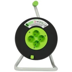 Удлинитель на пластик. катушке 4х20м без заземл. KAT-2x0.75-20m Greenline ПВС 2х0.75 Эра Б0065069