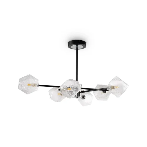 Люстра FR5328CL-06B Флористический / Floristic G9x6 (Черный) FR5328CL-06B - фото 8