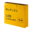 Прожектор светодиодный ELFLED, SMD, 50Вт, черный корпус, IP65, белый - фото 4