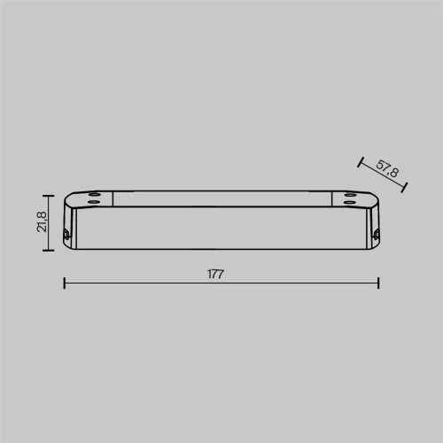 Источник напряжения Triac 24В 50Вт IP 20 (Белый) - фото 3