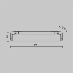 Источник напряжения Triac 24В 50Вт IP 20 (Белый)