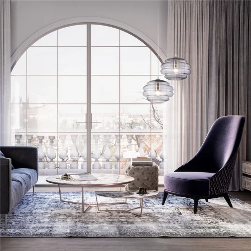 Подвесной светильник Ruche E27x1 (Никель) - фото 6