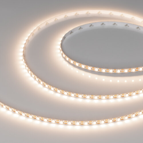 Светодиодная лента FC-A120-5mm 24V Warm3500-CX1 (10 W/m, IP20, 5m) (Arlight, резка 1 светодиод) - фото 1