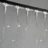 Гирлянда Занавес 2 x 1 м Белый 220В, 200 LED, Провод Прозрачный ПВХ, IP54. Фото 2.